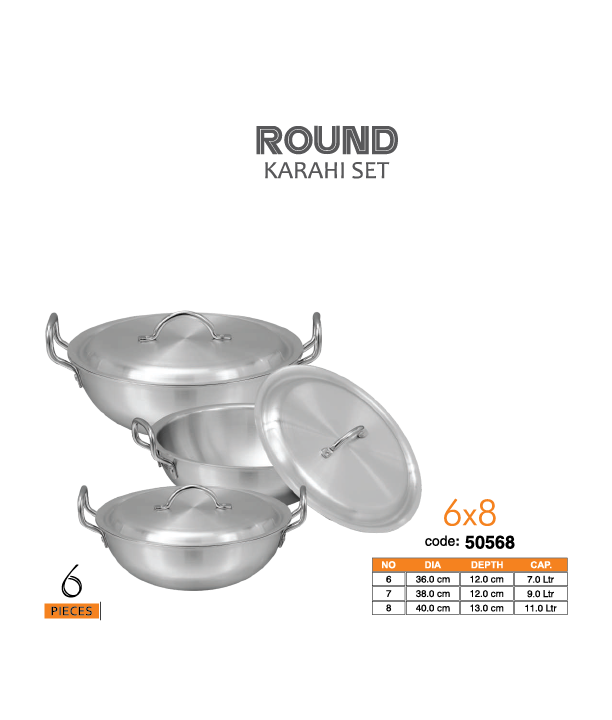 Round Karahi Set